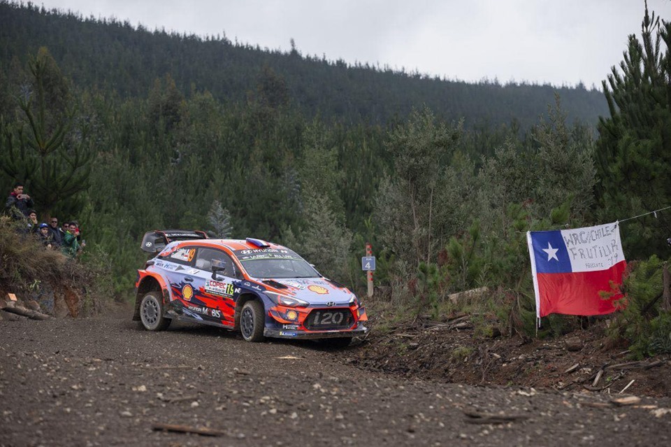 Clasificación SS12 Rally Chile 2019
