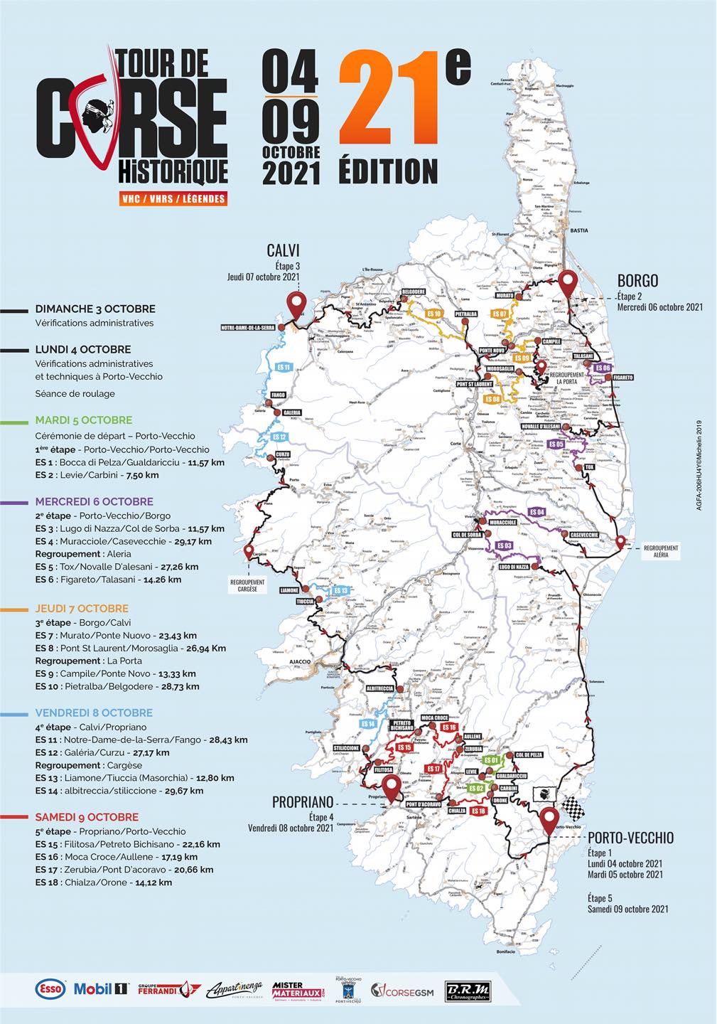 Liste Des Engagés Tour De Corse Historique 2021